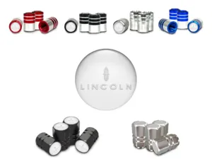 Lincoln Caps Valve Jante Voiture Construction Premium